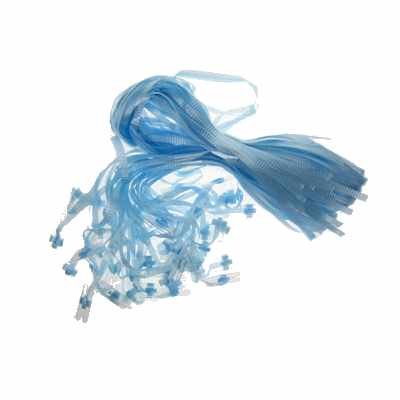 Light Blue Pre-Cut & Clipped Balloon Ribbons