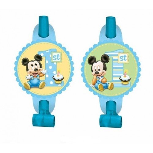 Mickey Mouse 1st Birthday Blowouts