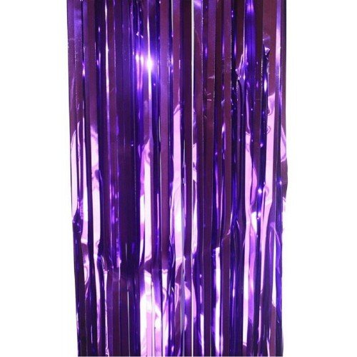 Foil Curtain Purple
