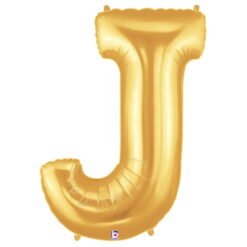 Gold Letter J Megaloon