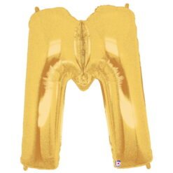 Gold Letter M Megaloon