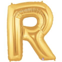 Gold Letter R Megaloon