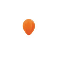 Metallic Orange 12cm Balloons 20 Pack