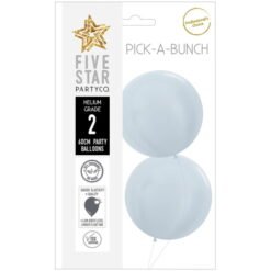 Shimmer Pearl White 60cm Round Balloons 2 Pack