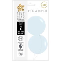 Matte White 60cm Round Balloons 2 Pack