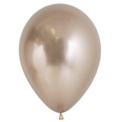 Reflex Champagne 30cm Round Latex Balloons (18 Pack)