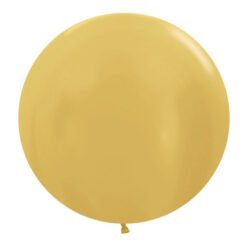 Fashion Mustard 60cm Round Balloons 3 Pack
