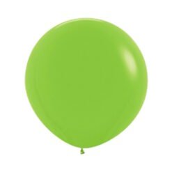 Matte Lime Green 60cm Round Balloons 2 Pack