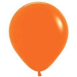Matte Orange 30cm Balloons 18 Pack