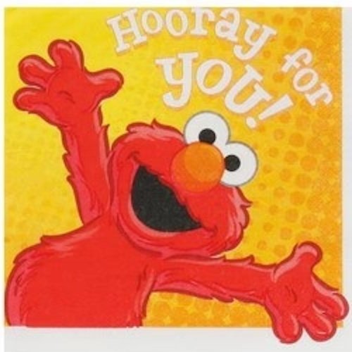 Hooray For Elmo Luncheon Napkins