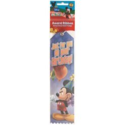 Mickey Mouse Clubhouse Award Ribbon - 'Just For You On Your Birthday'