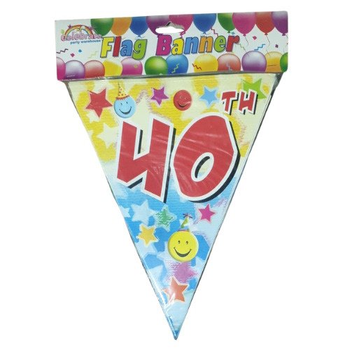 40th Bunting Flag
