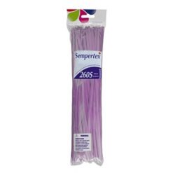 Pack of purple Sempertex 260S twisting balloons for balloon animals.