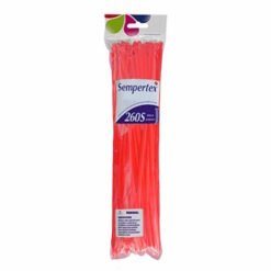 Pack of pink Sempertex 260S long latex balloons for balloon twisting