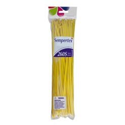 Package of yellow Sempertex 260S latex balloons for balloon twisting