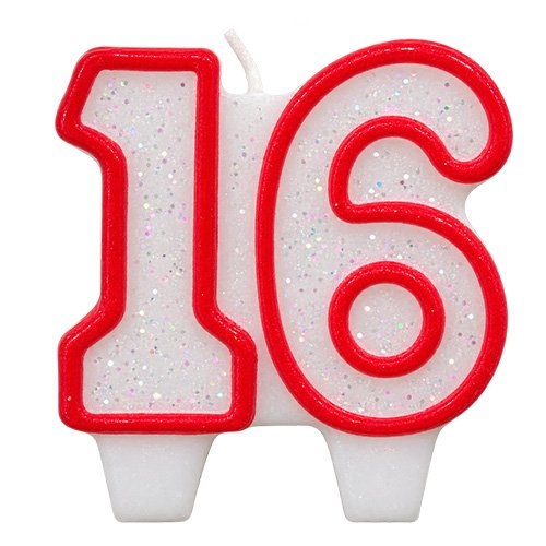 Red 16th Candle