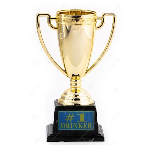 Number 1 Drinker Trophy