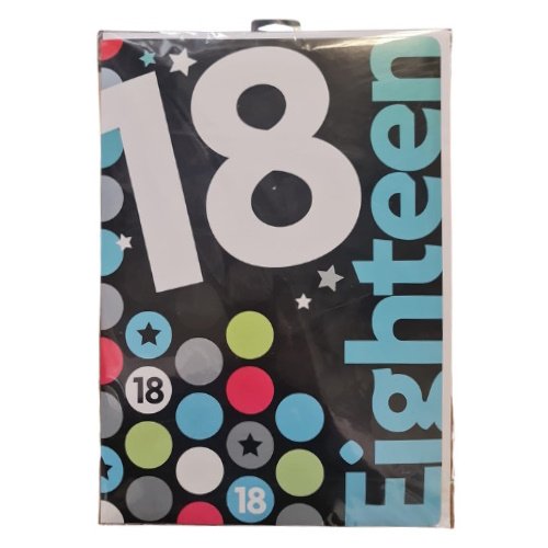 Large 18th Birthday Card
