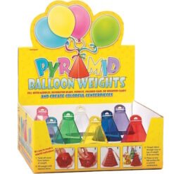 Pyramid Balloon Weight  Assorted Colours
