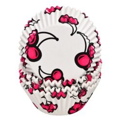 Red Cherry Muffin Cake Cases 100 Pack