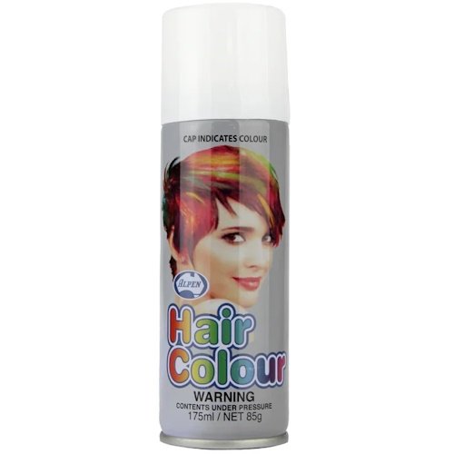 White Coloured Hair Spray 175ml
