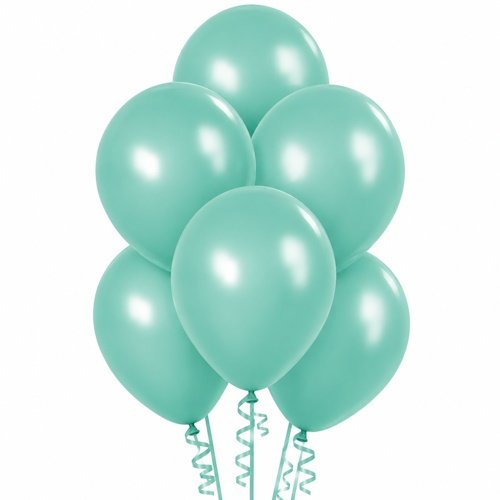 Metallic Light Green Balloons 30cm 18 Pack